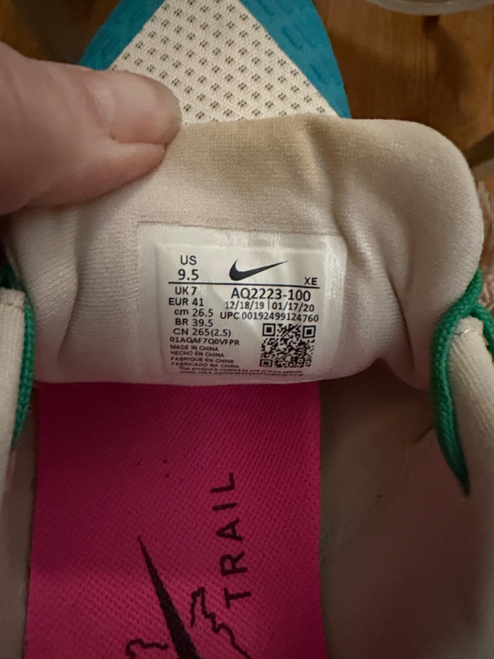 Nike Air Zoom Wildhorse 5
Light Orewood Brown (Women's) AQ2223-100 - Picture 15 of 16